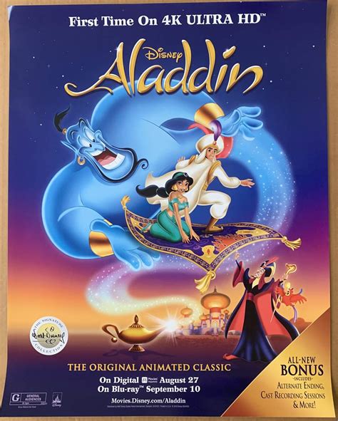 aladdin film poster|aladdin original poster.